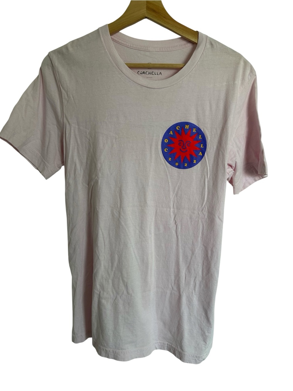 Coachella 2022 festival t-shirt - Light Pink Medium